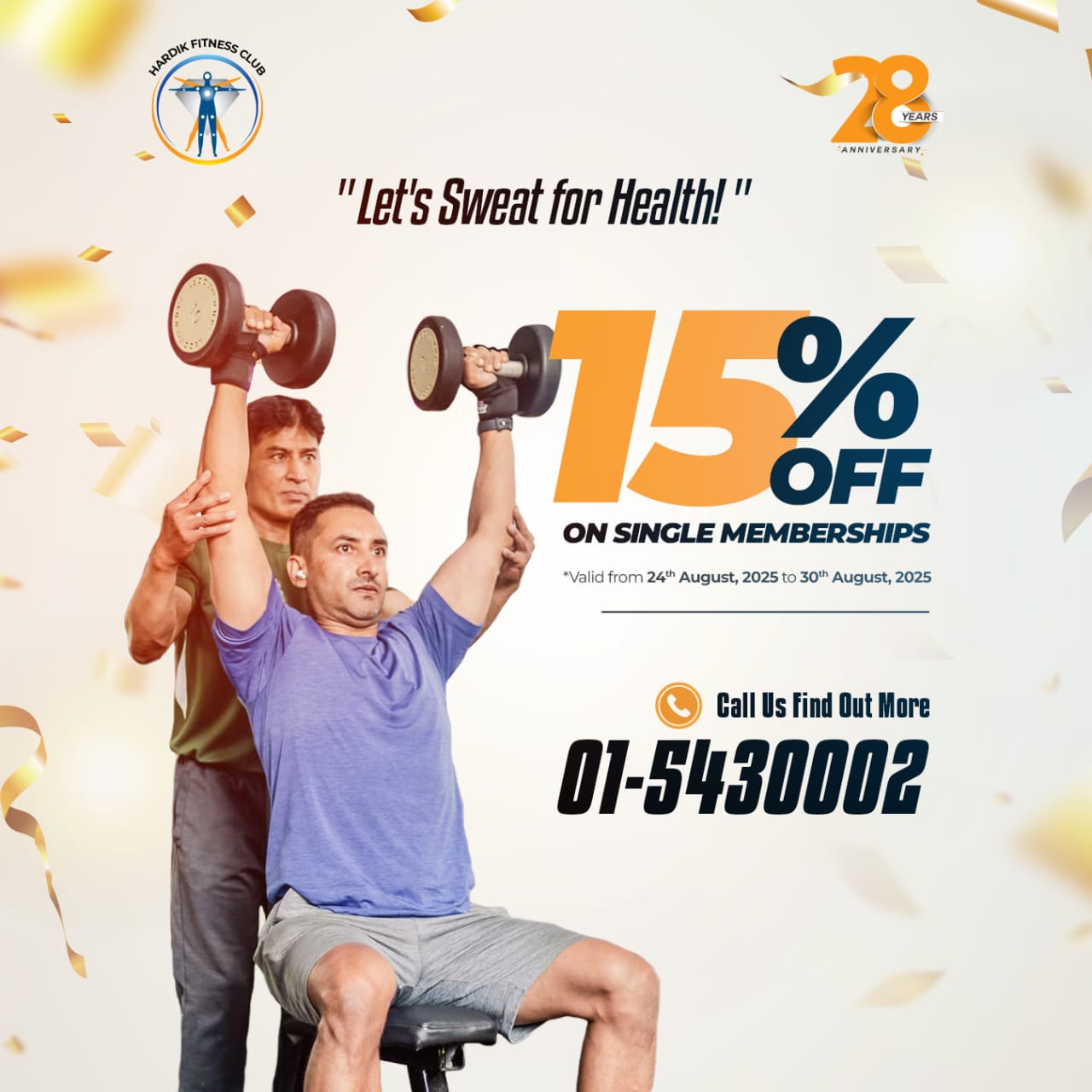 Hardik Fitness Club Celebrates 28th Anniversary with Week-long Festivities