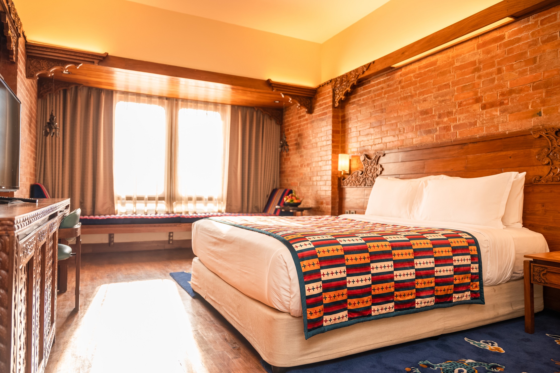 Step into Nepali tradition with luxury at the Hotel Yak and Yeti