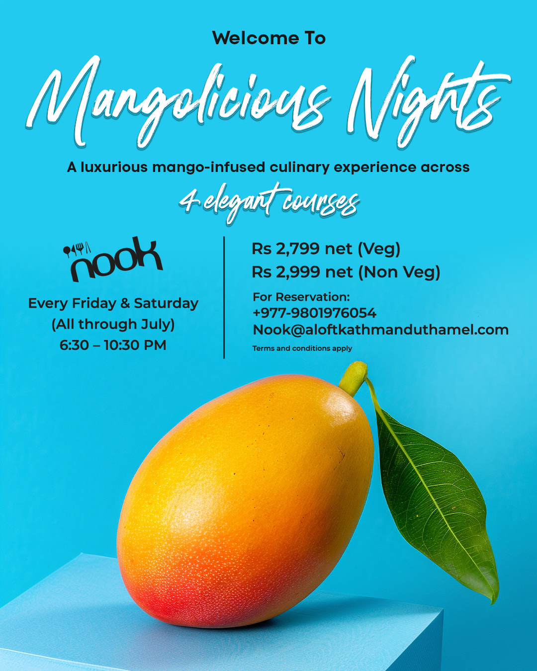 Mangolicious Nights at Nook: A 4-Course Mango-Inspired Dinner