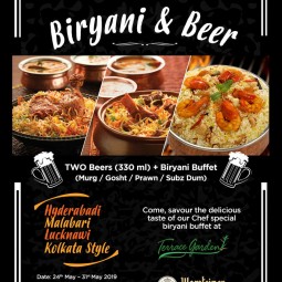 Biryani And Beer Promotion At Radisson Hotel Kathmandu