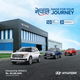  Made-in-Nepal Hyundai VENUE E's Sales and Distribution Begins