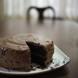 Chocolate Cake with Chocolate Ganache