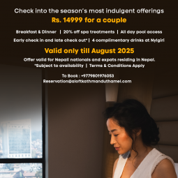 A Stylish City Getaway for Two at Aloft Kathmandu Thamel