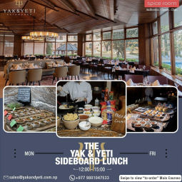 “HOTEL YAK & YETI PRESENTS THE SCRUMPTIOUS AND TIME SAVING “YAK & YETI SIDEBOARD LUNCH” WITH AMAZING FOOD AND GREAT AMBIENCE”